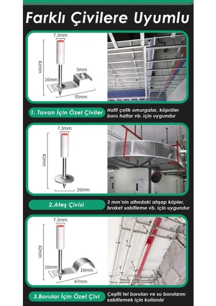Mekanik Çivi Tabancası + 100 Adet Çivi Hediye modelleri