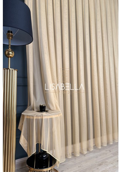 Saf Elegans Sütlü Kahve Renk Orjinal Grek Tül (1x3 Pile ) fiyatları