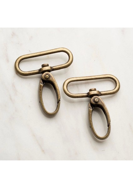 3 cm 2 Li Makrome Koyu Altın Rengi Anahtarlı