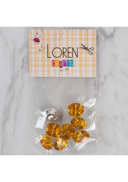 Crafts Hardal Sarısı 8 Li Düğme - 242