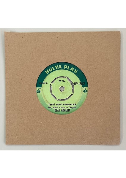 Özay Gönlüm Ninenin Mektubu - Tepsi Tepsi Fındıklar 45 Lik Plak (Orijinal Dönem Baskı)