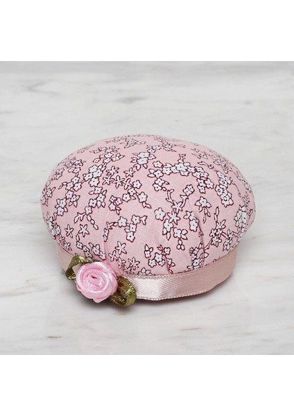 Kola Takılabilir Iğnedenlik Yavruağzı Çiçekl