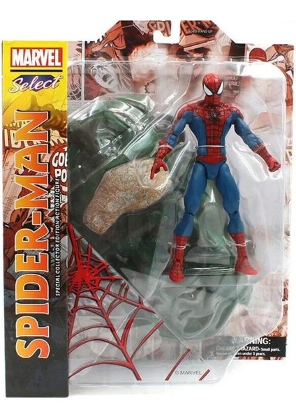 Marvels Select Spider-Man 7" 18 cm Action Figure Dıamond Select Toys Figür