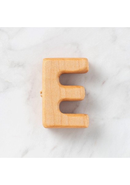 Hobi Baby Organik Ahşap Harf - E