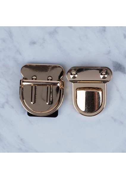 Metal Çanta Kilidi Büyük Sarı