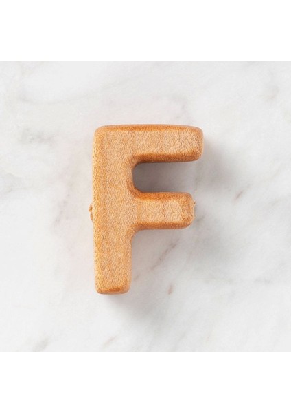 Hobi Baby Organik Ahşap Harf - F