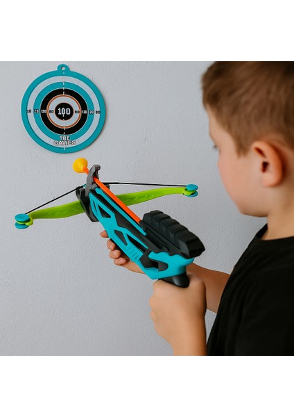 Oyuncak Ok Yay Seti Arbalet | Vantuzlu Dartlı Yay ve Hedef Tahtası | 3+ Yaş fiyatları