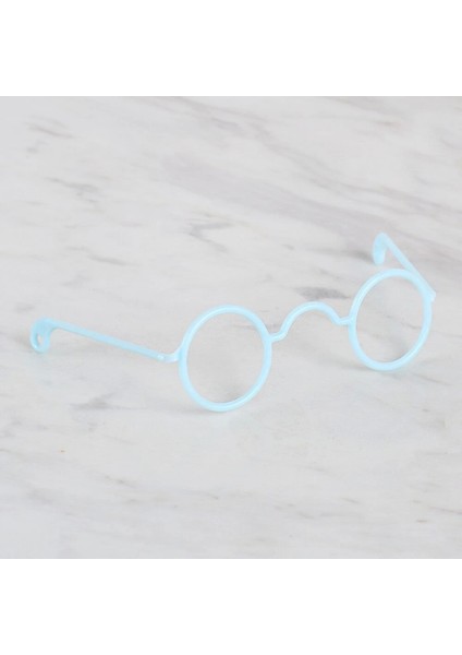 Plastik Amigurumi Gözlük Mavi