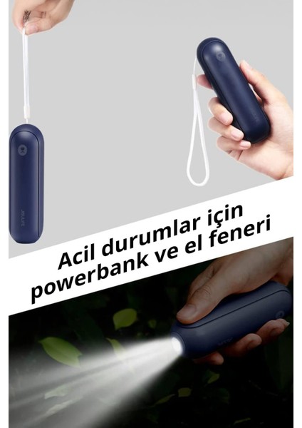 Handheld Fan Life8 Plus Katlanabilir El Fanı 4500MAH