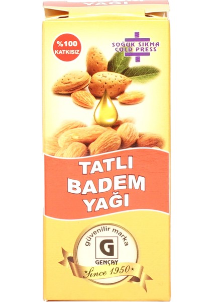 %100 Katkısız Soğuk Sıkım Tatlı Badem Yağı 50 ml fiyatları