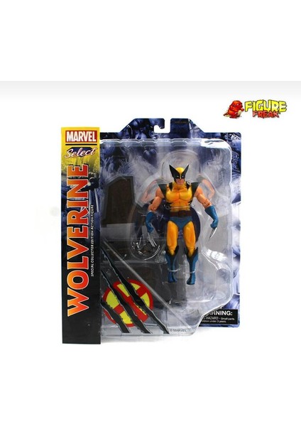 Diamond Select Marvels Marvels Select Wolverine 7 Inc 18 cm Action Figure Diamond Select Toys Figure
