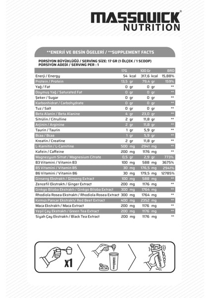 Gurme Whey Protein Tozu 900 gr 30 Servis modelleri