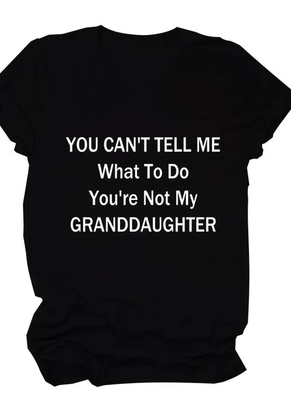 20/1 Penye Compack Baskılı Oversize Kısa Kol Bisiklet Yaka T-Shirt - Siyah