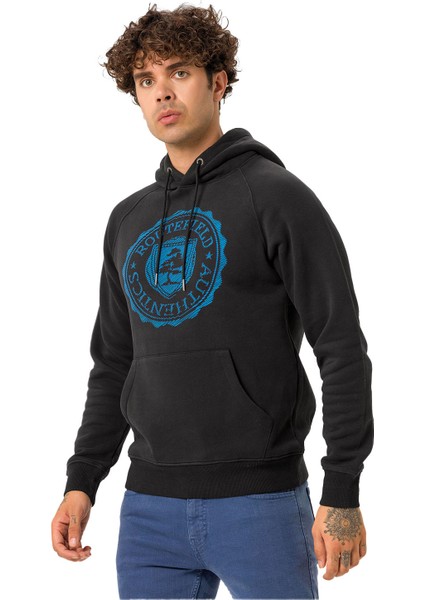 Halvor Erkek Siyah Sweatshirt