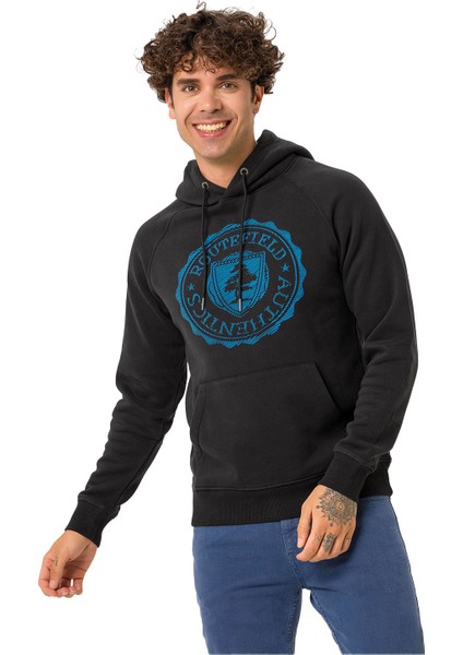 Halvor Erkek Siyah Sweatshirt