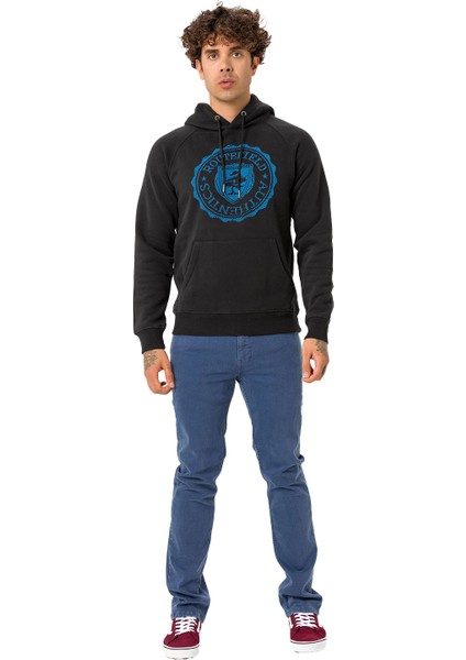 Halvor Erkek Siyah Sweatshirt