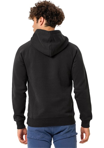 Halvor Erkek Siyah Sweatshirt