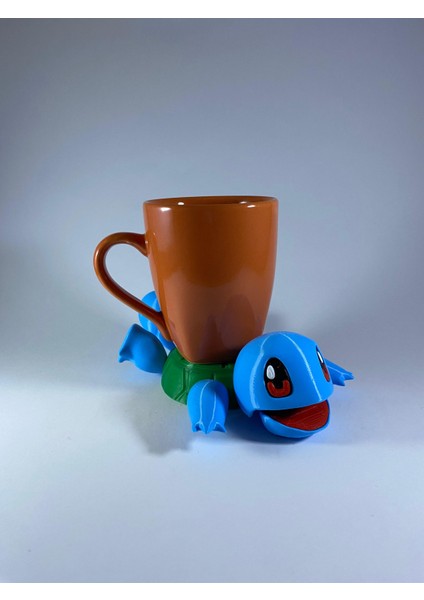 Squirtle Figürlü Bardak Altlığı – 3D Baskı Özel Tasarım