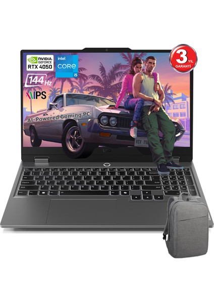 Loq Intel Core I5 12600HX 64GB 1tb SSD RTX4050 Freedos 15.6" IPS 144Hz Taşınabilir Bilgisayar + Çanta 83GS00P6TR-641C fiyatları