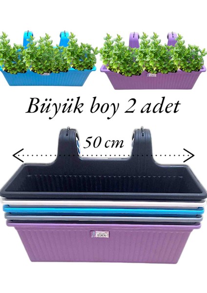 Saksı Askılı Saksı Renkli