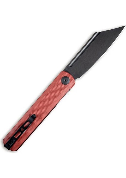 Bronte Front Flipper Knife Black Blade G10 Burgundy Handle Çakı modelleri