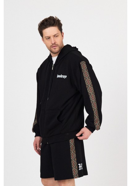 Erkek Etnik Garnili Kapüşonlu Sweatshirt fiyatları