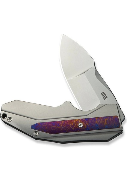 Coral Slt Flipper Knife Titanium & Timascus Handle Çakı fırsatları