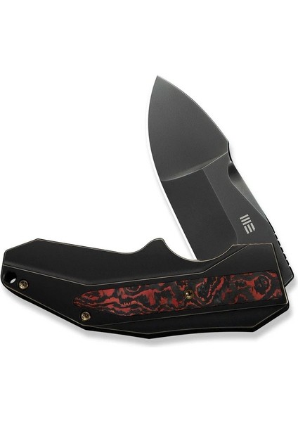 Coral Slt Flipper Knife Titanium & Fatcarbon Fiber Black Lava Flow Handle Çakı fırsatları
