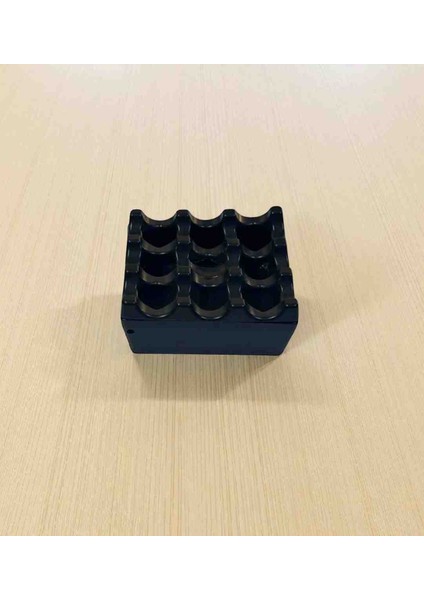 1 Adet Melamin Kare Siyah Küllük modelleri