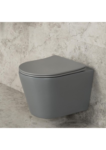 Asma Klozet (Mat Gri) ET-H201MG fiyatları