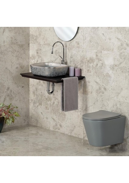 Asma Klozet (Mat Gri) ET-H201MG modelleri
