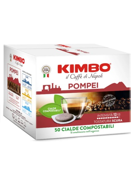 Cialde Pompei Yassı Pod Uyumlu Kapsül Kahve (50’li Kutuda)