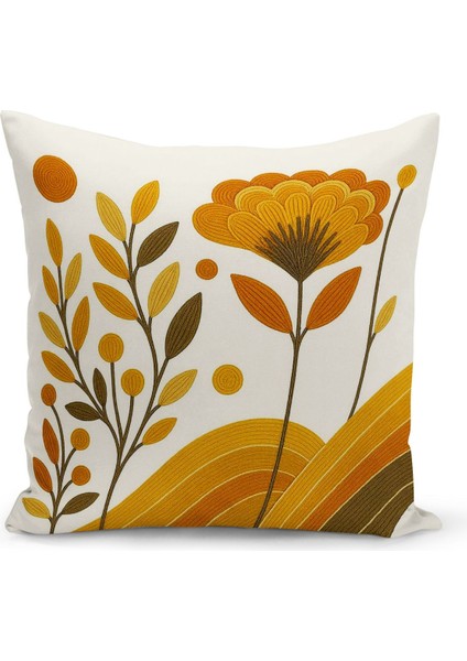 Çift Tarafı Dijital Baskılı 3'lü Kırlent Kılıfı Seti (Panç /punch Nakış Desen Görünümlü) fırsatları