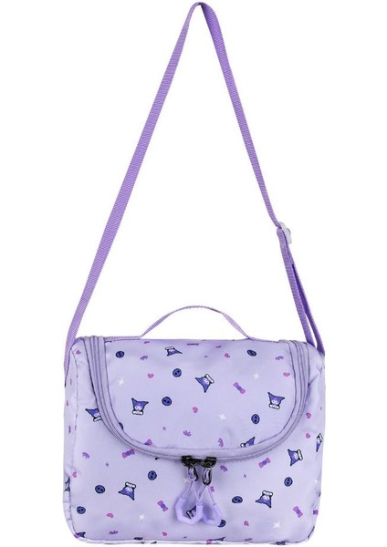 Ilkokul Kız Çocuk Çantası 3'lü Set Kuromi Benzeri 40*30 cm Beslenme Çantası Kalem Kutusu Ortopedik indirimleri