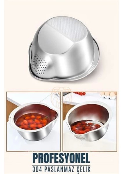 Pirinç Süzgeci Makarna Salata Süzgeci 304 Paslanmaz Çelik Mink Design fiyatları