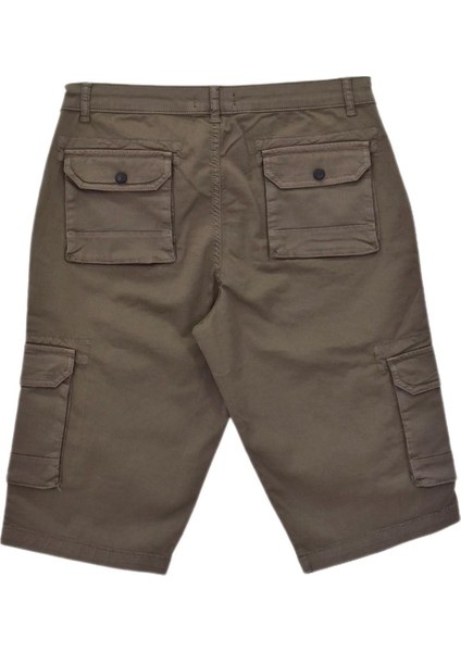 Erkek Kargo Cepli Kanvas Kapri Şort BGL-ST04736 fiyatları