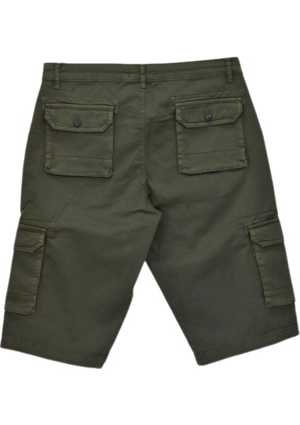 Erkek Kargo Cepli Kanvas Kapri Şort BGL-ST04736 fiyatları