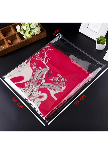 20 Adet 25*35 cm Şeffaf Bantlı Yapışkanlı Opp Jelatin Poşet ( 25*30+5 Cm) fiyatları