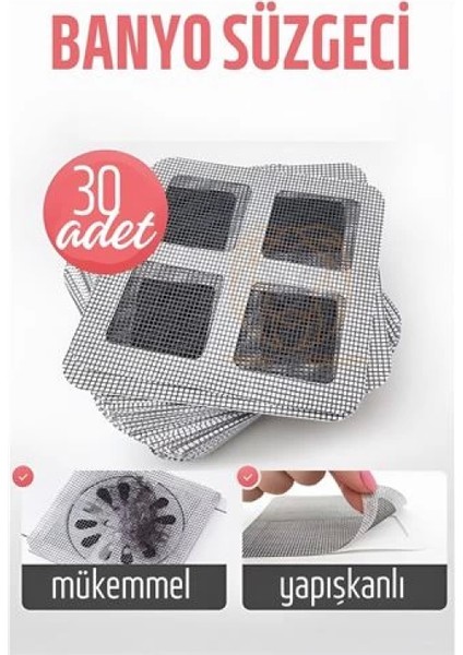 Banyo Gider Süzgeci 30 Adet fiyatları