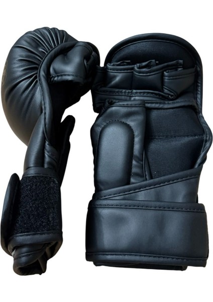 Kaplumbağa Mma Eldiveni Çift Dolamalı + Bikeyf Bandaj + Dişlik – 3’lü Profesyonel Sparring Set Red