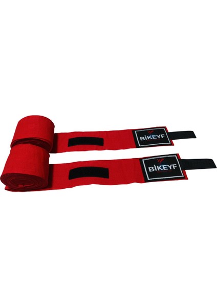 Kaplumbağa Mma Eldiveni Çift Dolamalı + Bandaj + Dişlik + Eldiven Taşıma Çantası – 4’lü Set Red