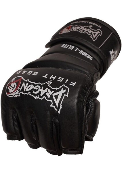 Elıte Hakiki Deri Mma Eldiven ve Bandaj Set Gloves Gıftoom Serbest Dövüş