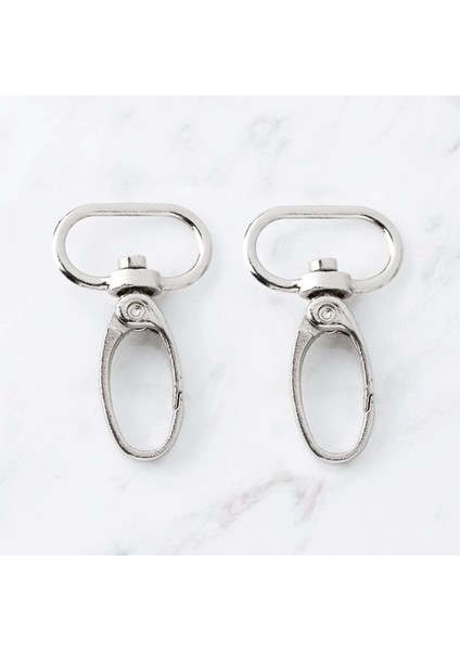 2,5x4 cm 2 Li Makrome Anahtarlık Kancası