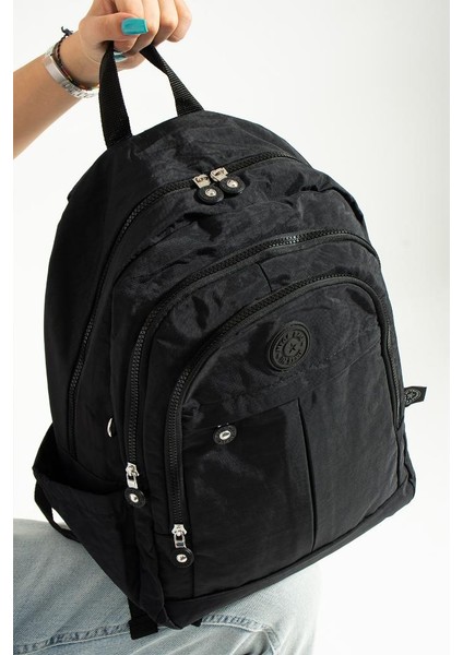 Unisex Okul Çantası Günlük Sırt Çantası 40*30 cm Lise Ortaokul Çantası Hafif Yağmur Geçirmez Kumaş modelleri