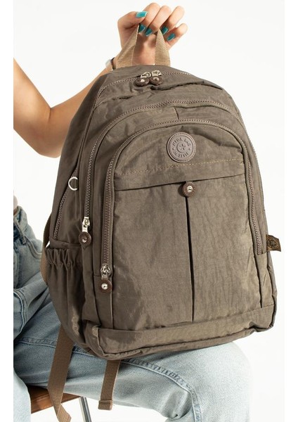 Unisex Okul Çantası Günlük Sırt Çantası 40*30 cm Lise Ortaokul Çantası Hafif Yağmur Geçirmez Kumaş