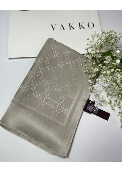 68X200 Jakarlı Saf Ipek Şal - 05491-4001