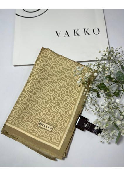 68 x 200 Desenli Twill Ipek Şal - 5490