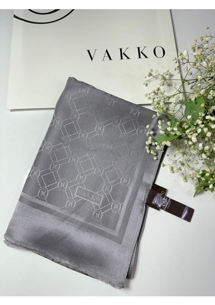 68X200 Jakarlı Saf Ipek Şal - 05491-80001