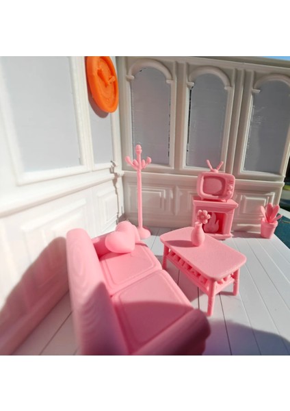 Barbie Bebek Evi Oturma Odası Seti-Livingroom Set/accessories fiyatları