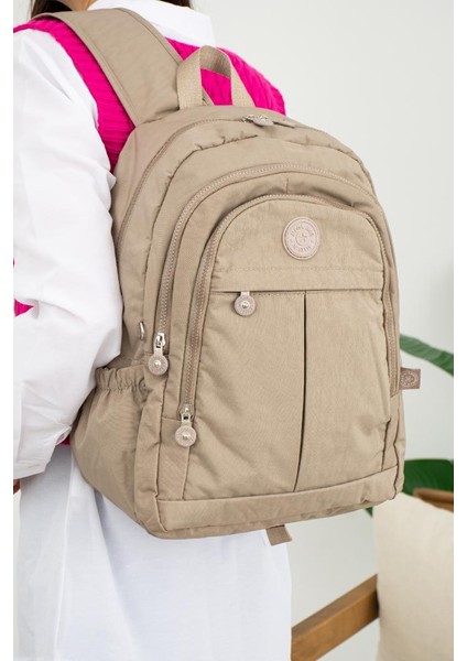 Unisex Okul Çantası Günlük Sırt Çantası 40*30 cm Lise Ortaokul Çantası Hafif Yağmur Geçirmez Kumaş